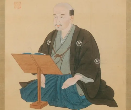 川原慶賀筆：荻生徂徠肖像